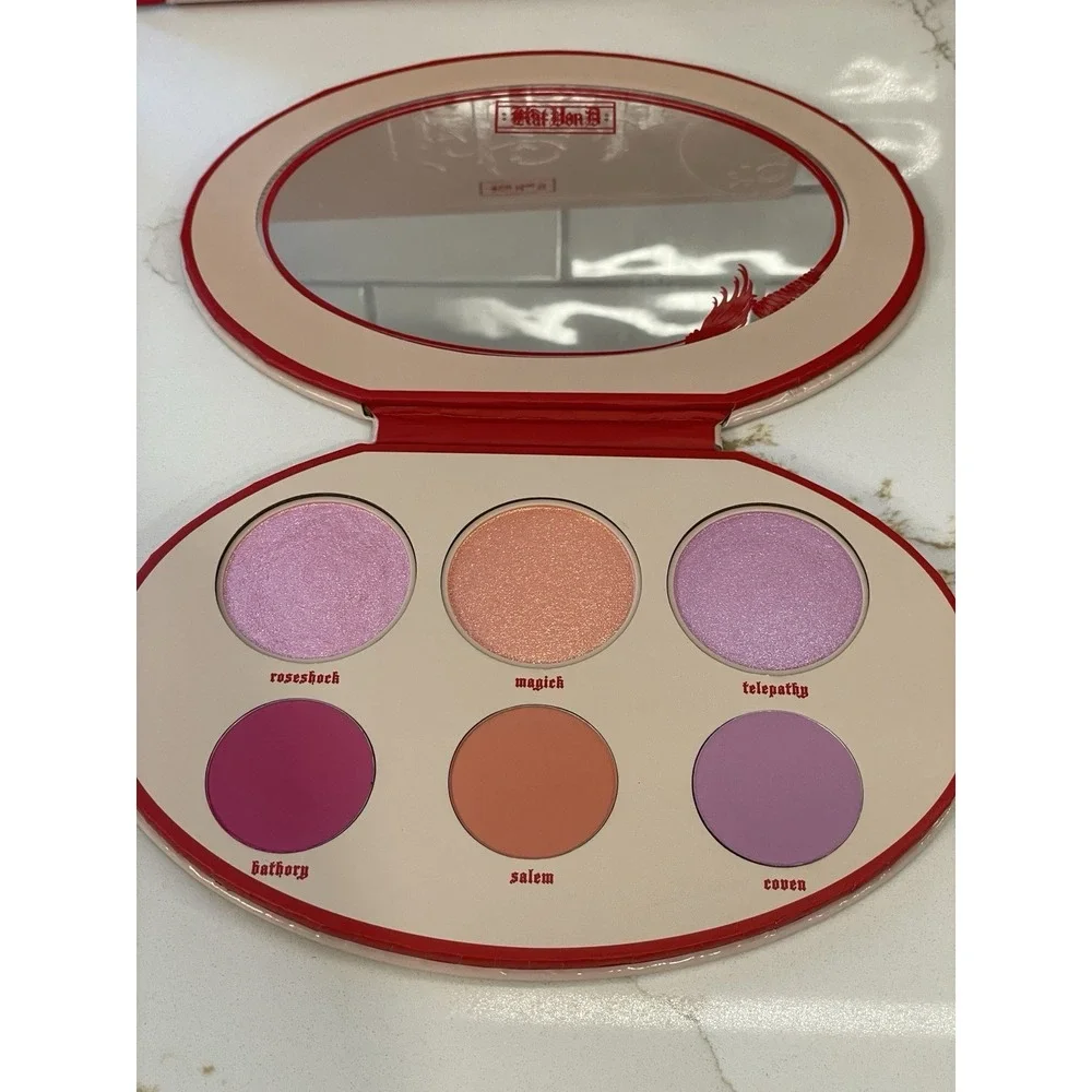 Kat Von D Fetish Blush & Highlighter Palette Limited Edition Holiday New Open
